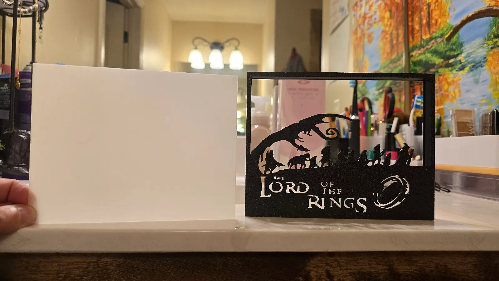 Lord of the Rings silhouette art