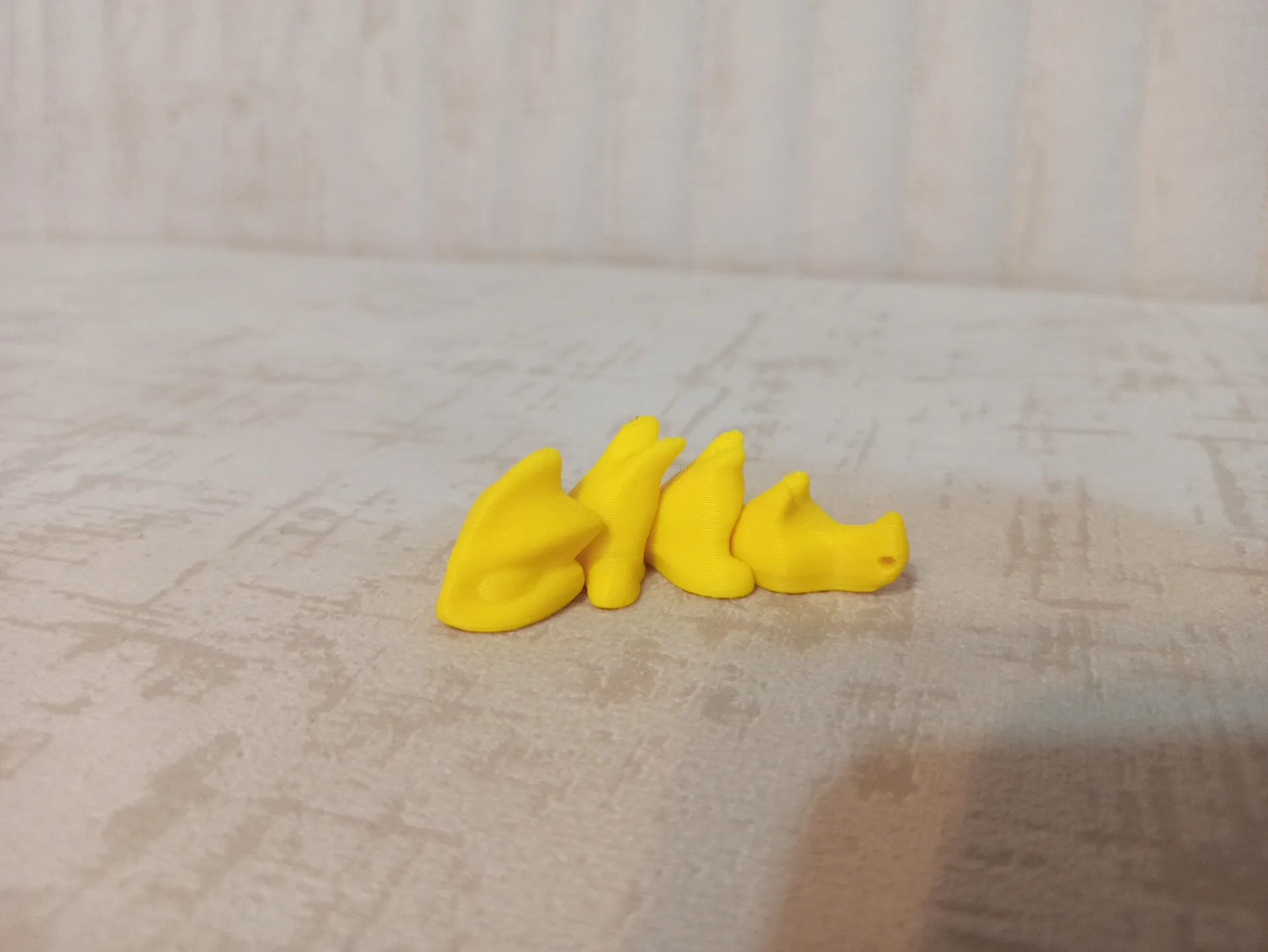 Mini Articualted Dragon Keychain