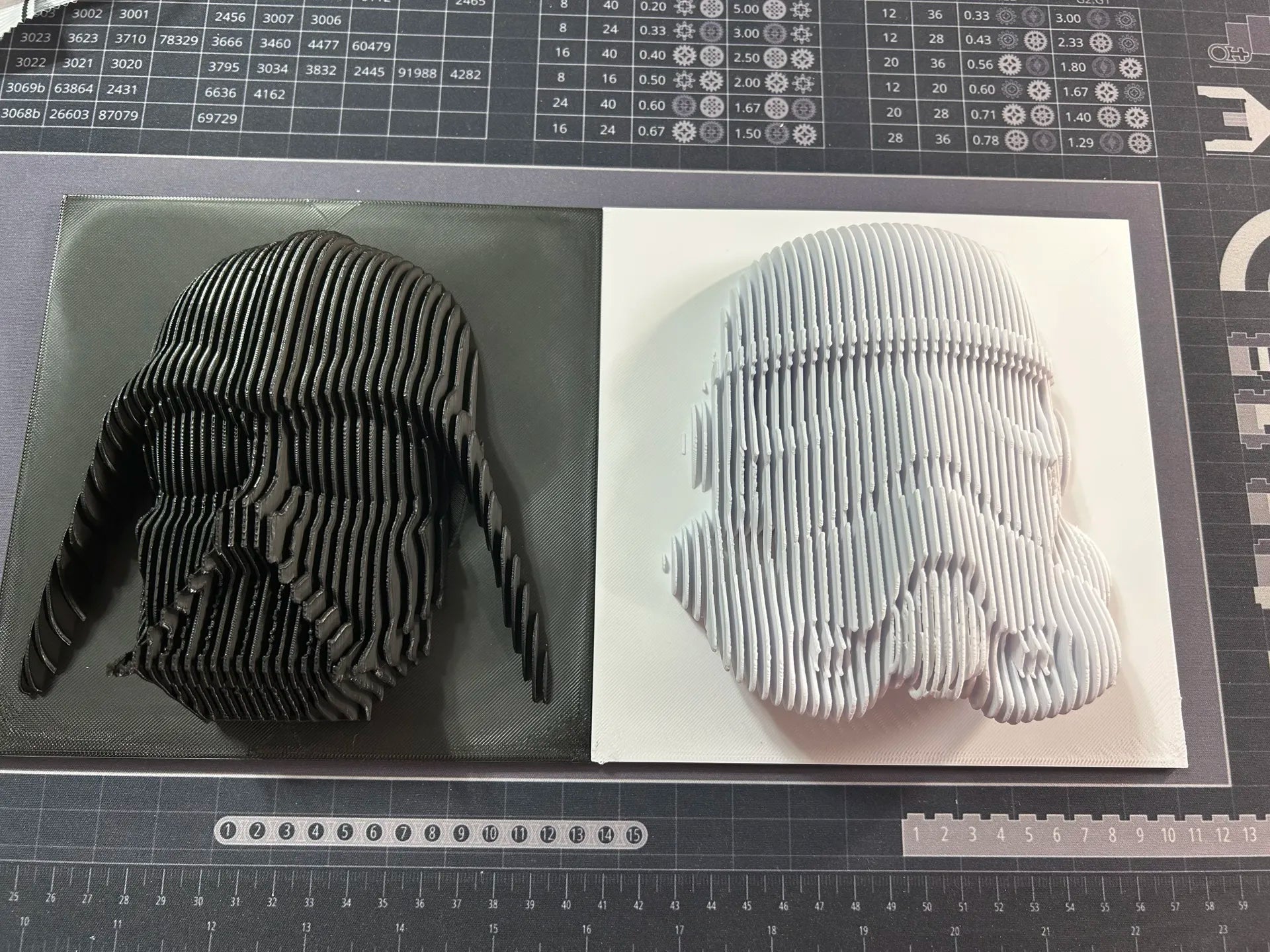 Stormtrooper layered sculpture