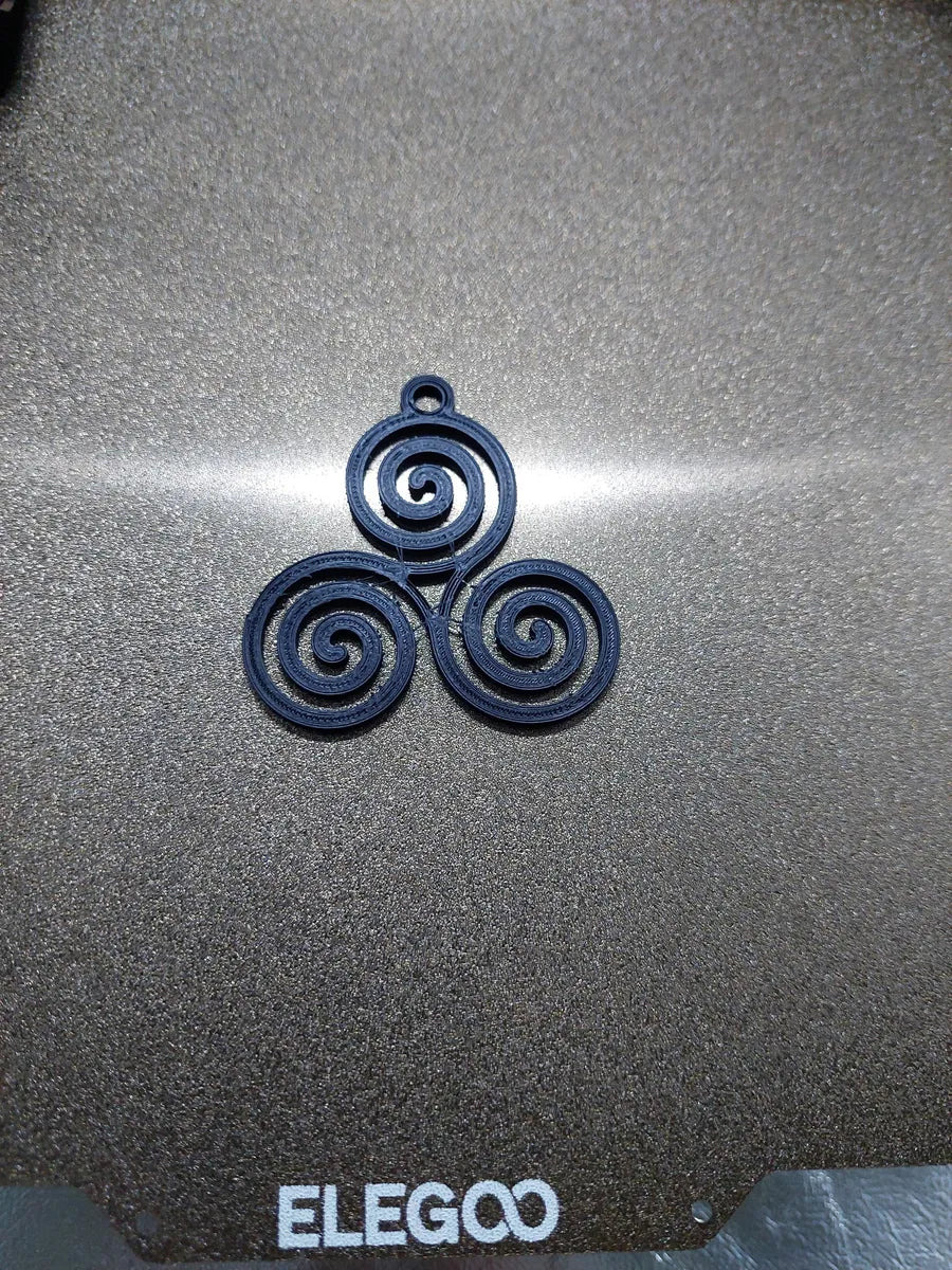 tri spiral earing