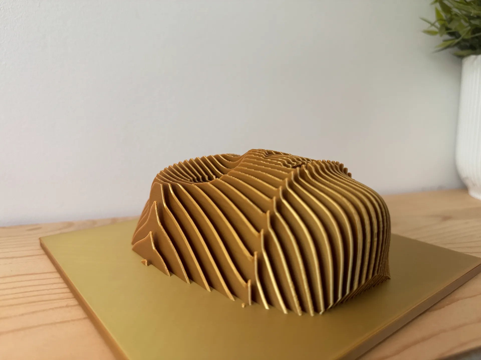 C3PO layered sculpture