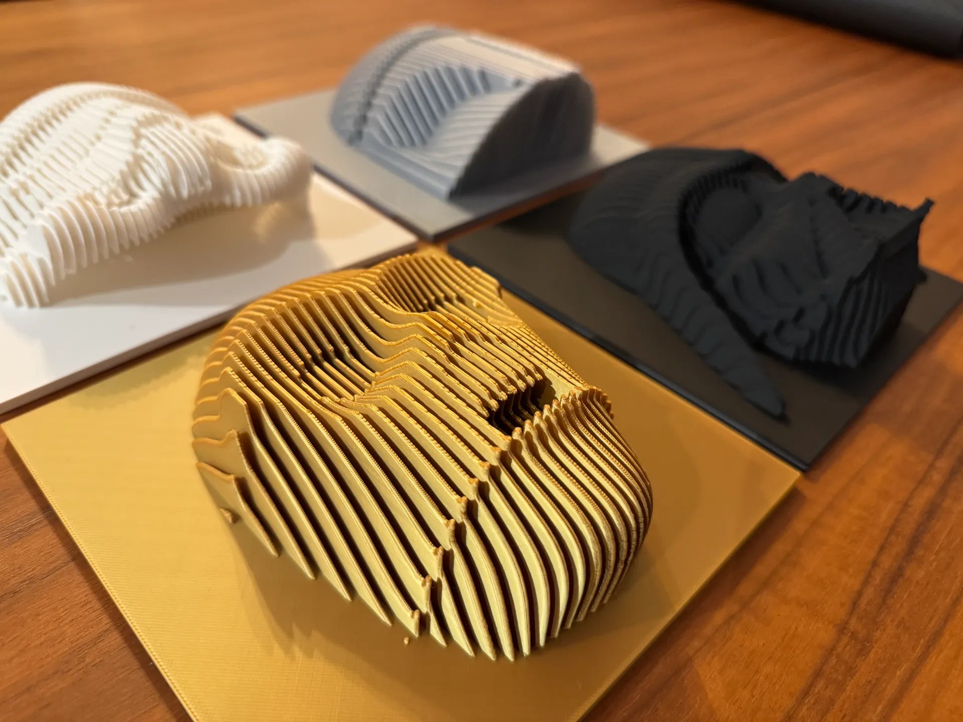 C3PO layered sculpture