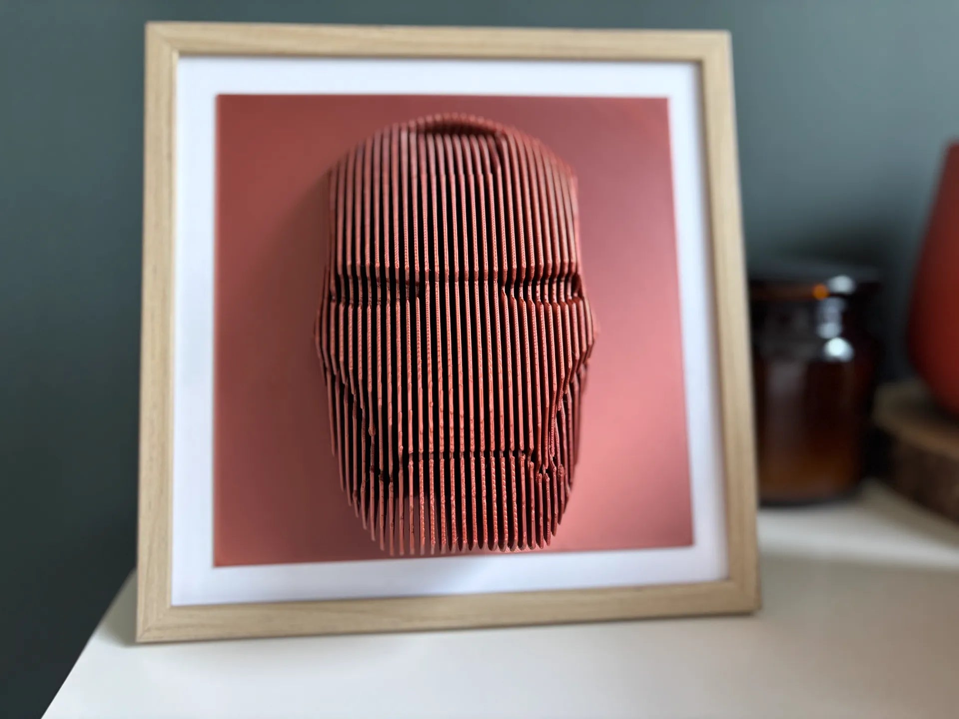 Ironman layered sculpture