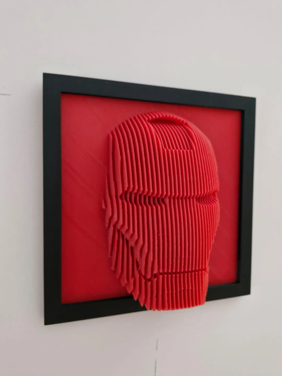 Ironman layered sculpture