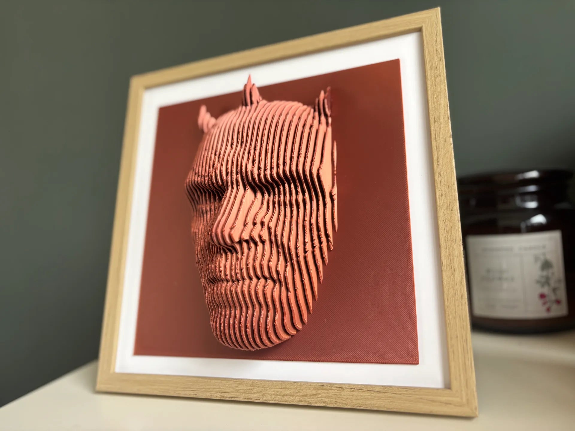 Darth Maul layered sculpture