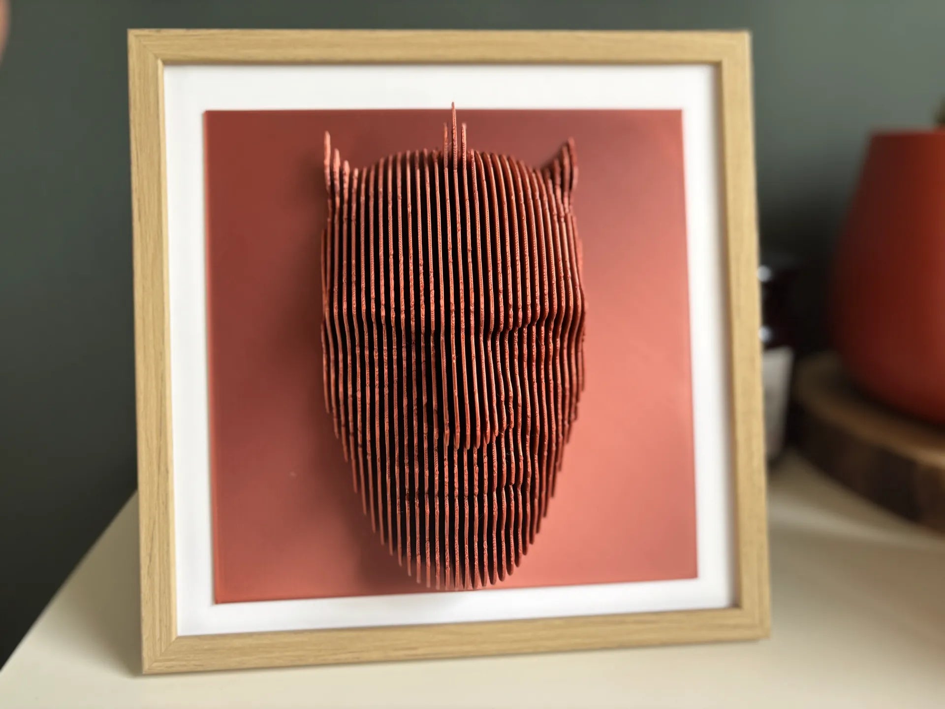 Darth Maul layered sculpture