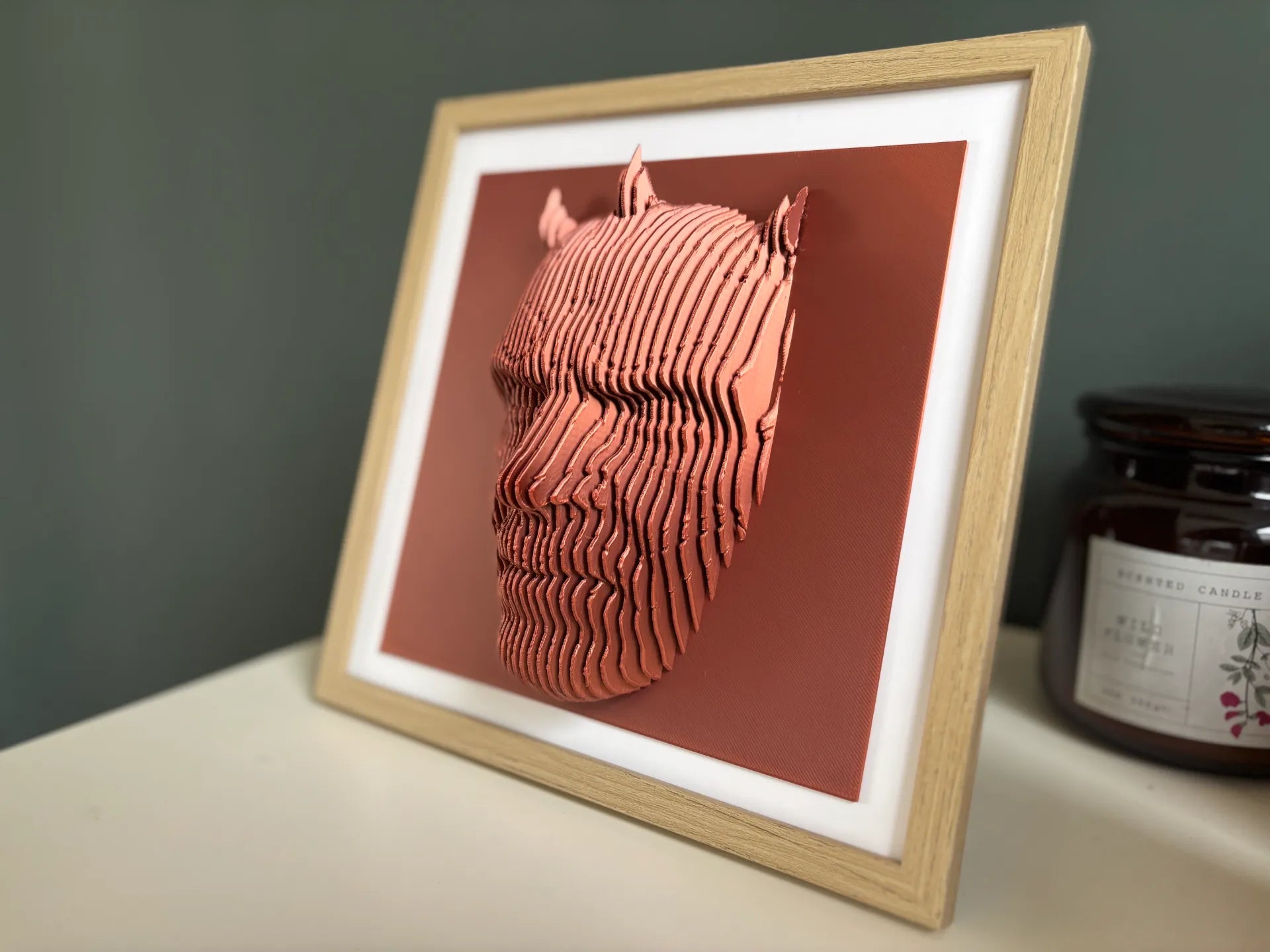 Darth Maul layered sculpture