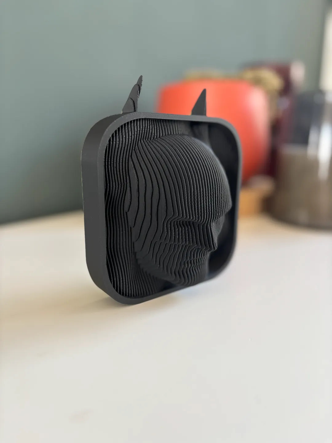 Batman Wave  Layered Sculpture