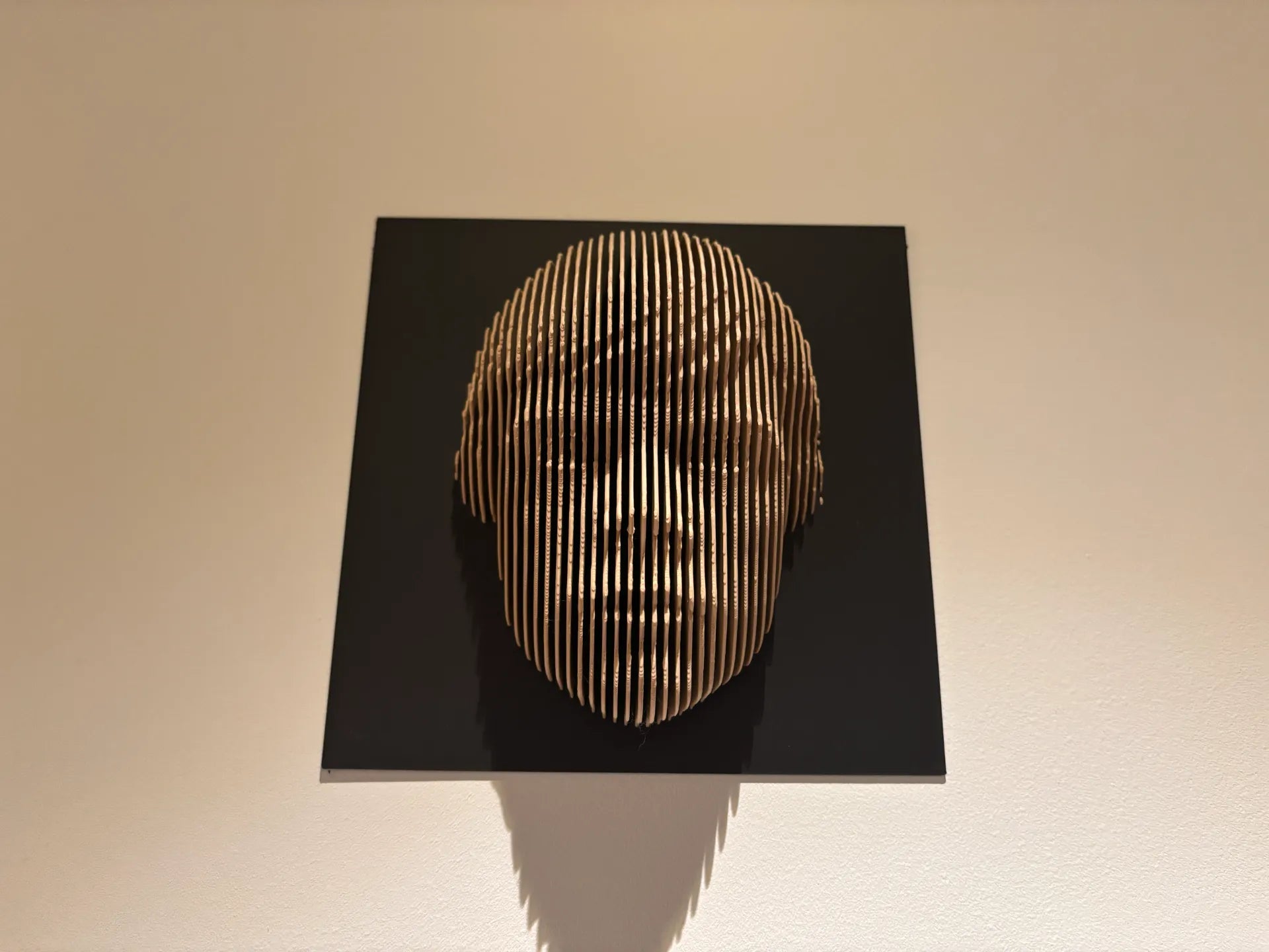 Luke Skywalker layered sculpture Star Wars