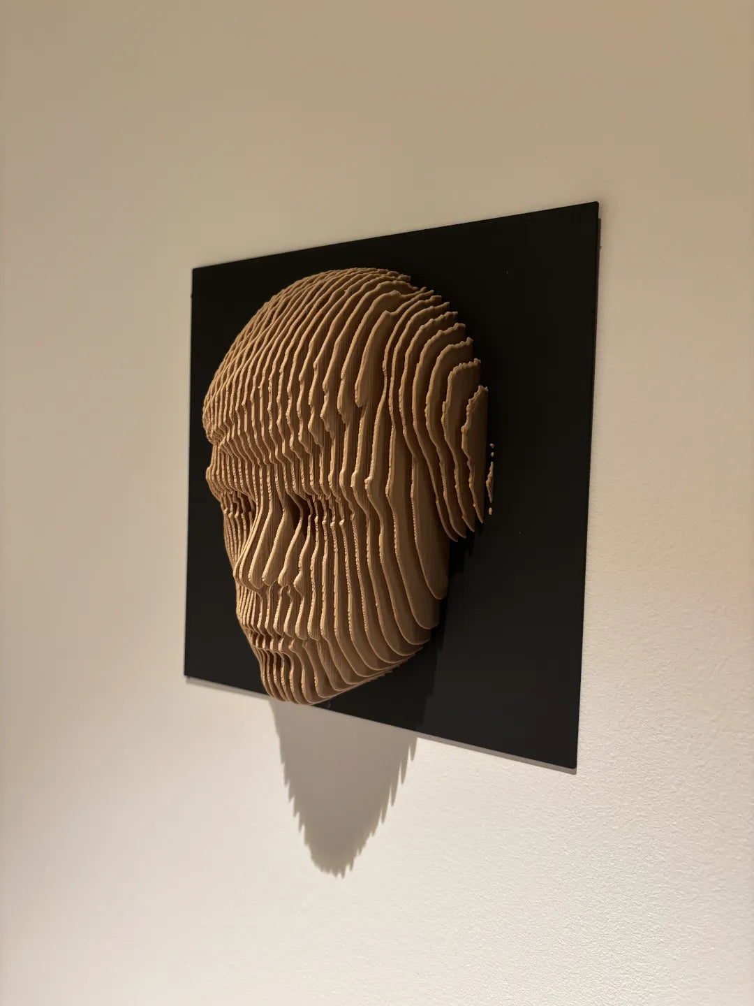 Luke Skywalker layered sculpture Star Wars