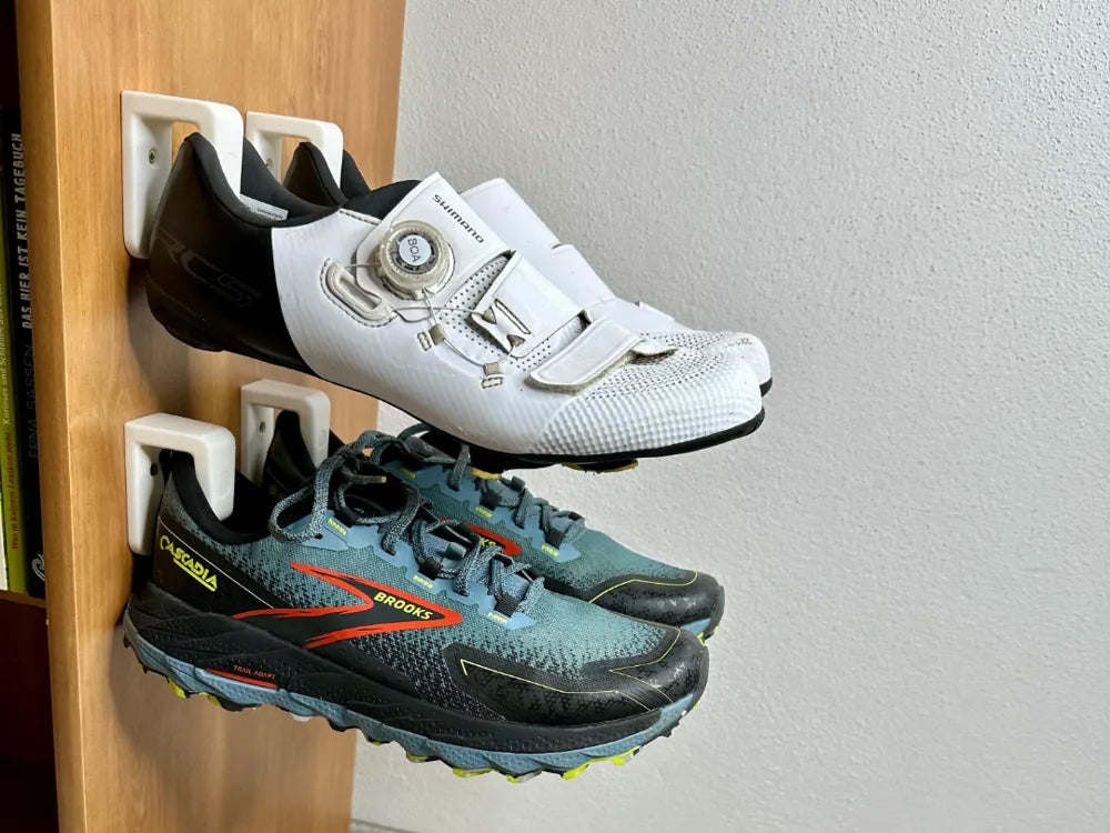 Wall Mounted Sneakers / shoes Hooks - Space Saving Storage Solution