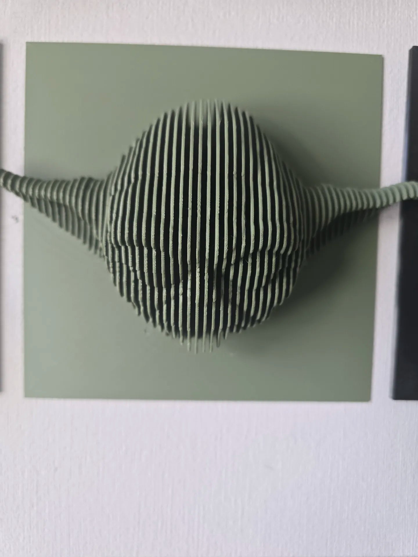 Yoda layered sculpture