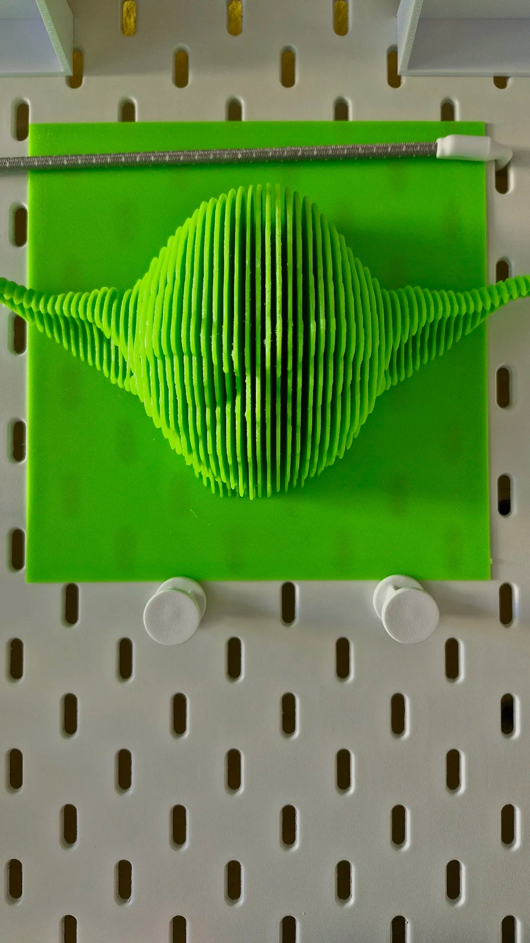 Yoda layered sculpture