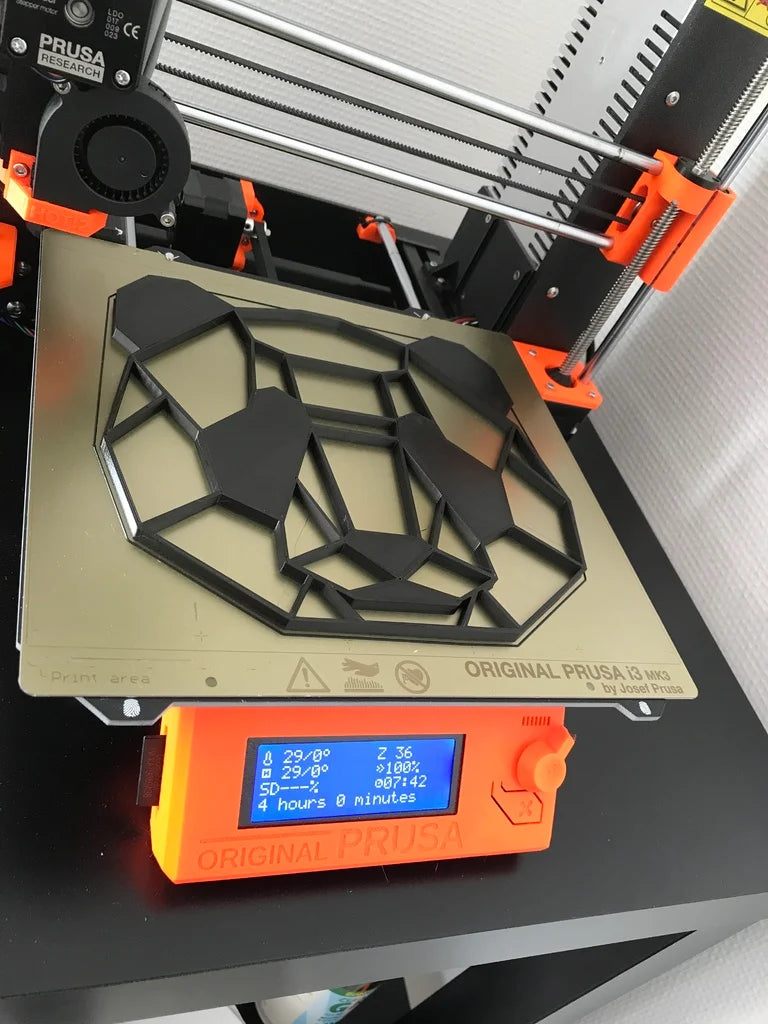 Geometric Panda Wallart