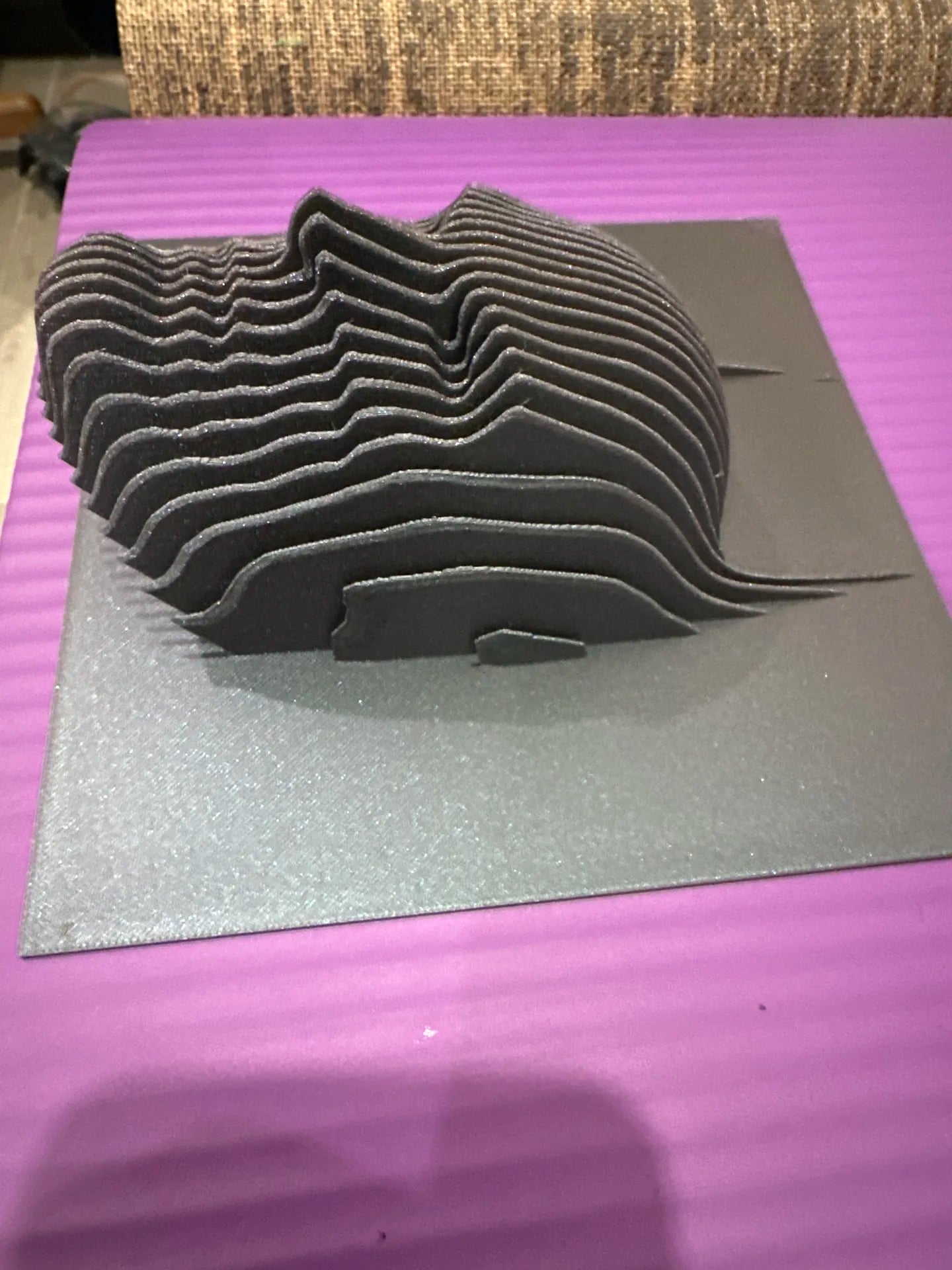 Batman layered sculpture wall art