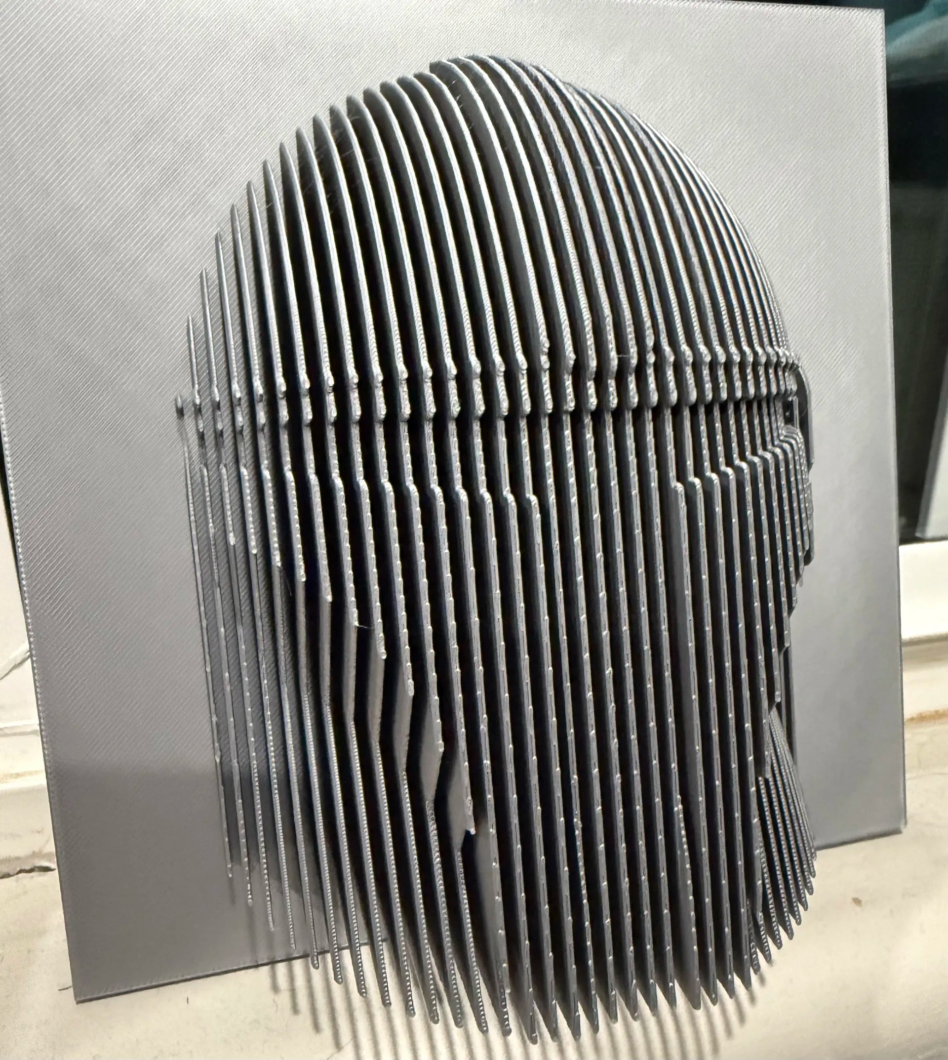 The Mandalorian layered sculpture