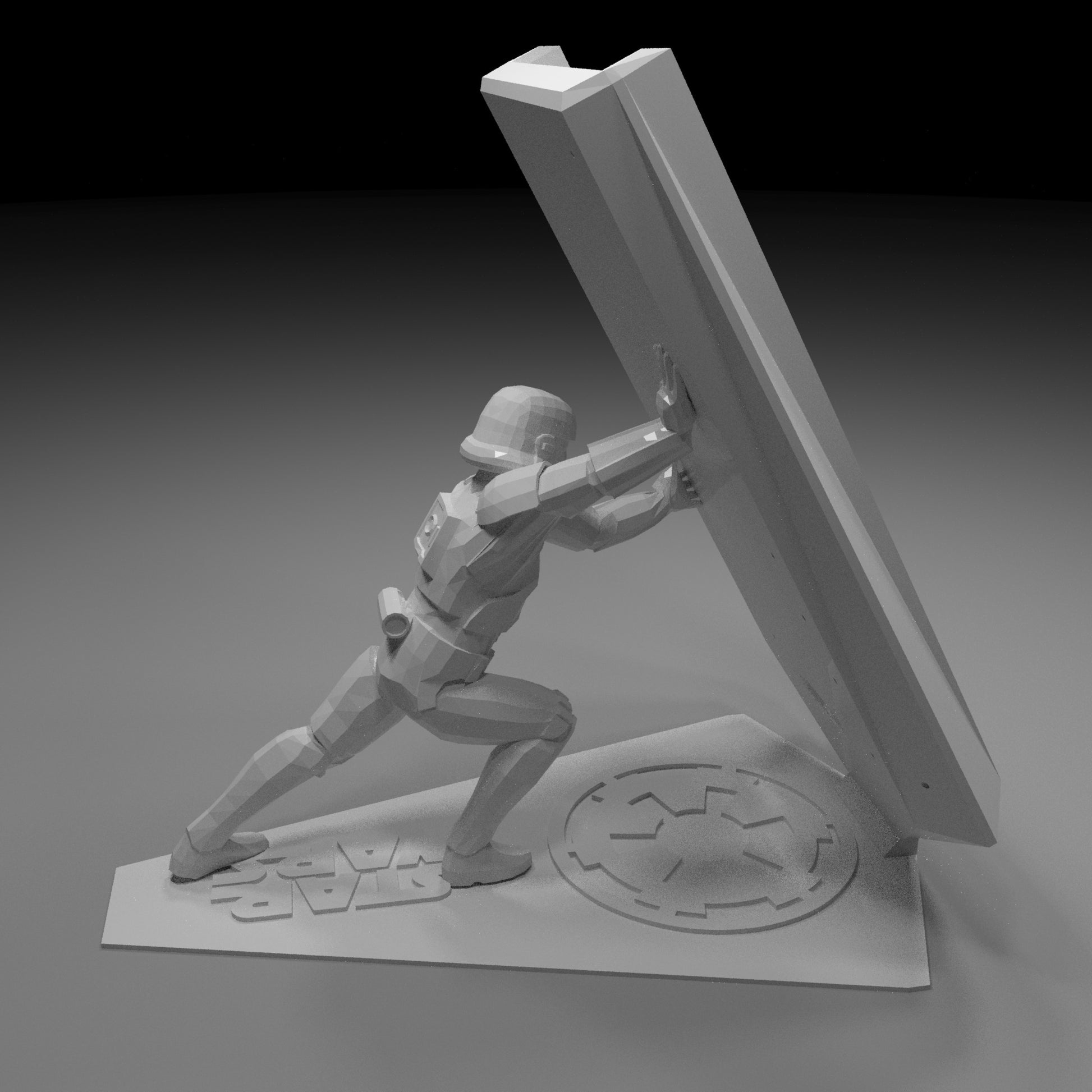 Star Wars Stormtrooper Desktop Mobile Phone Stand