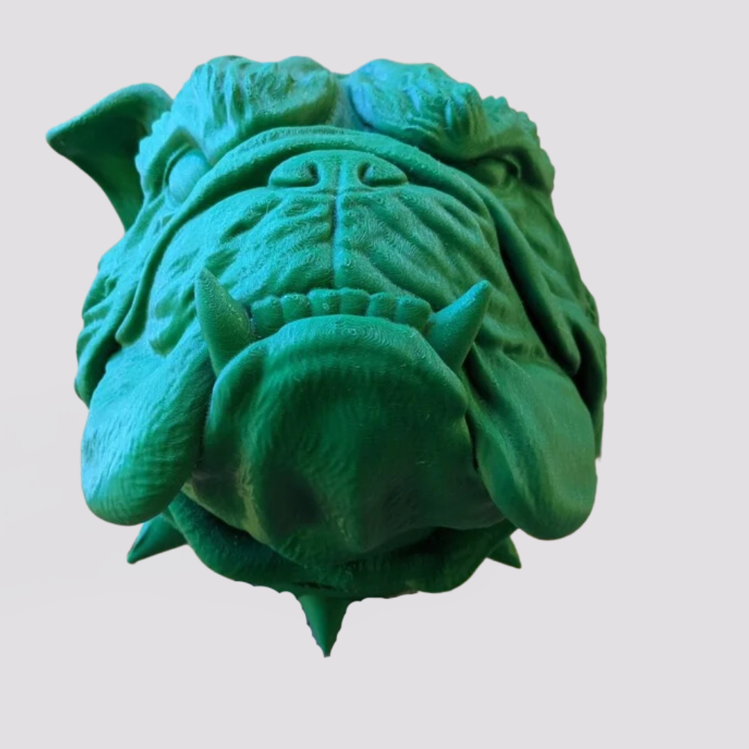 Bulldog Head For Wall