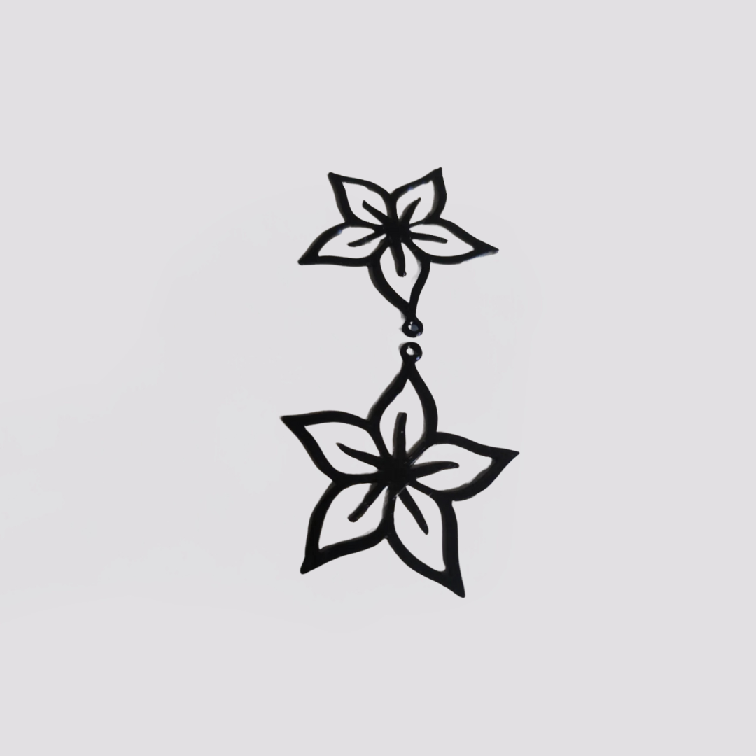 Earrings flowers