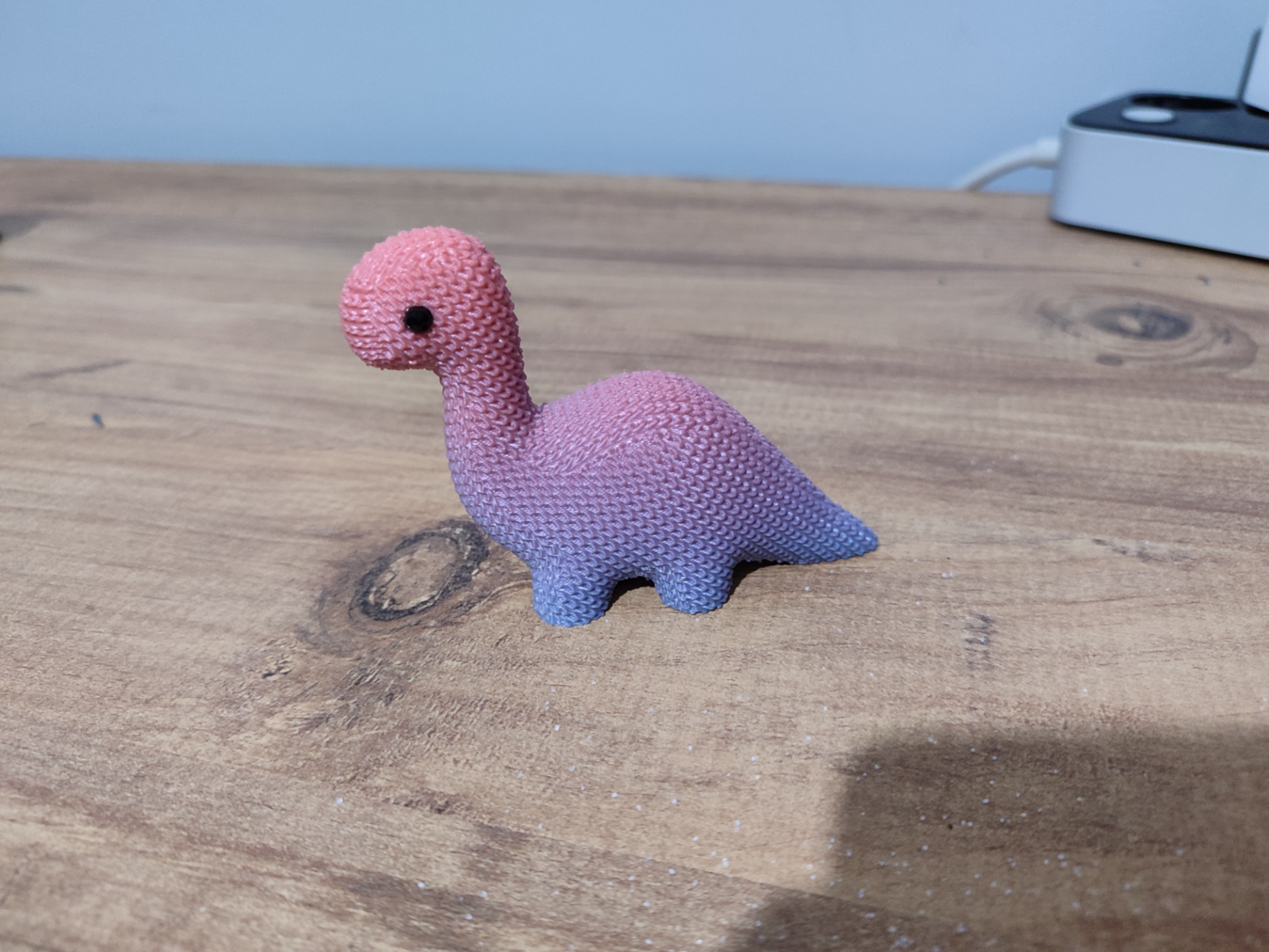 Cute Knitted Dinosaur