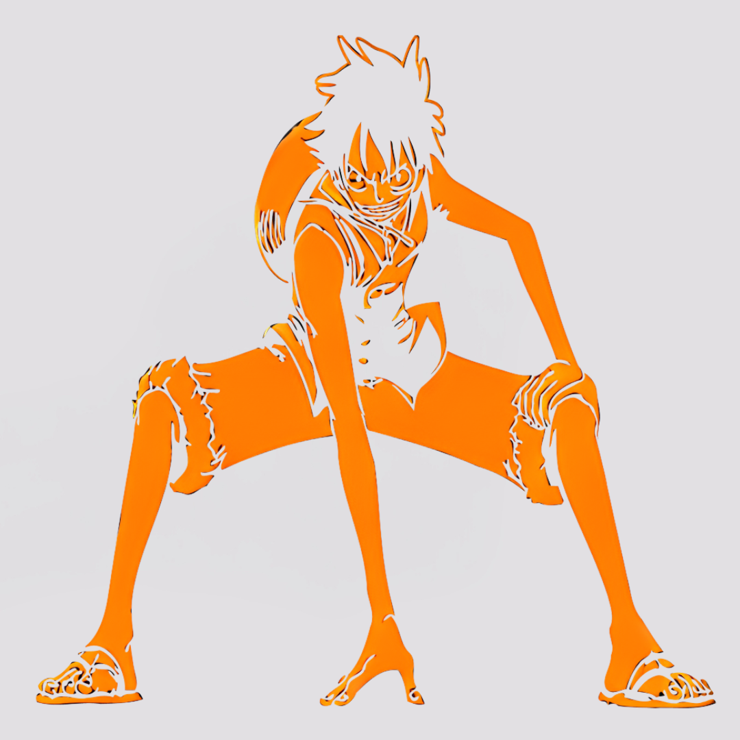 Monkey- D- Luffy stencil