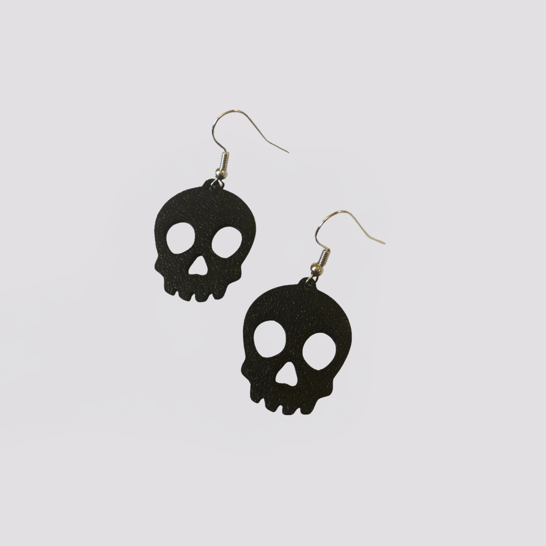 Skull earrings halloween