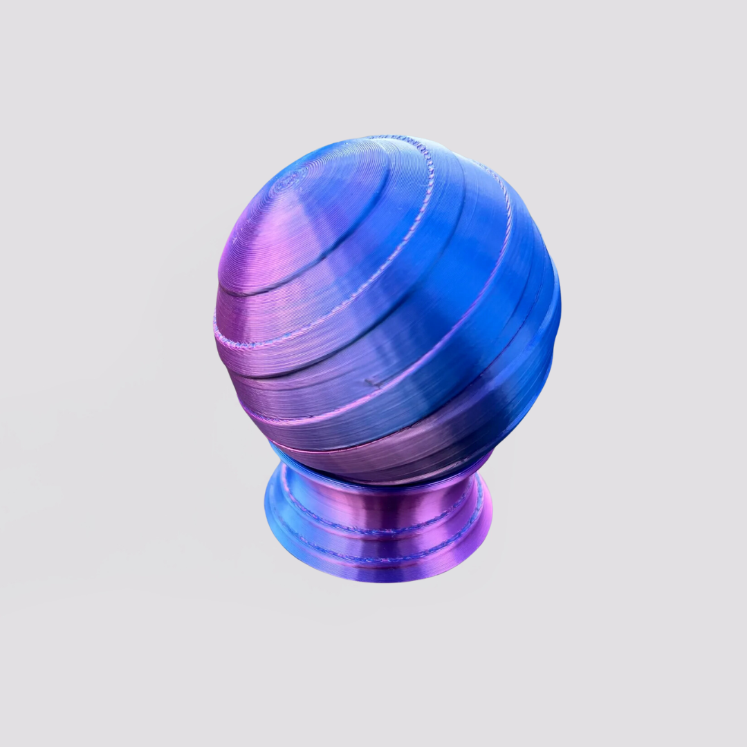 Threaded Sphere Container with stand