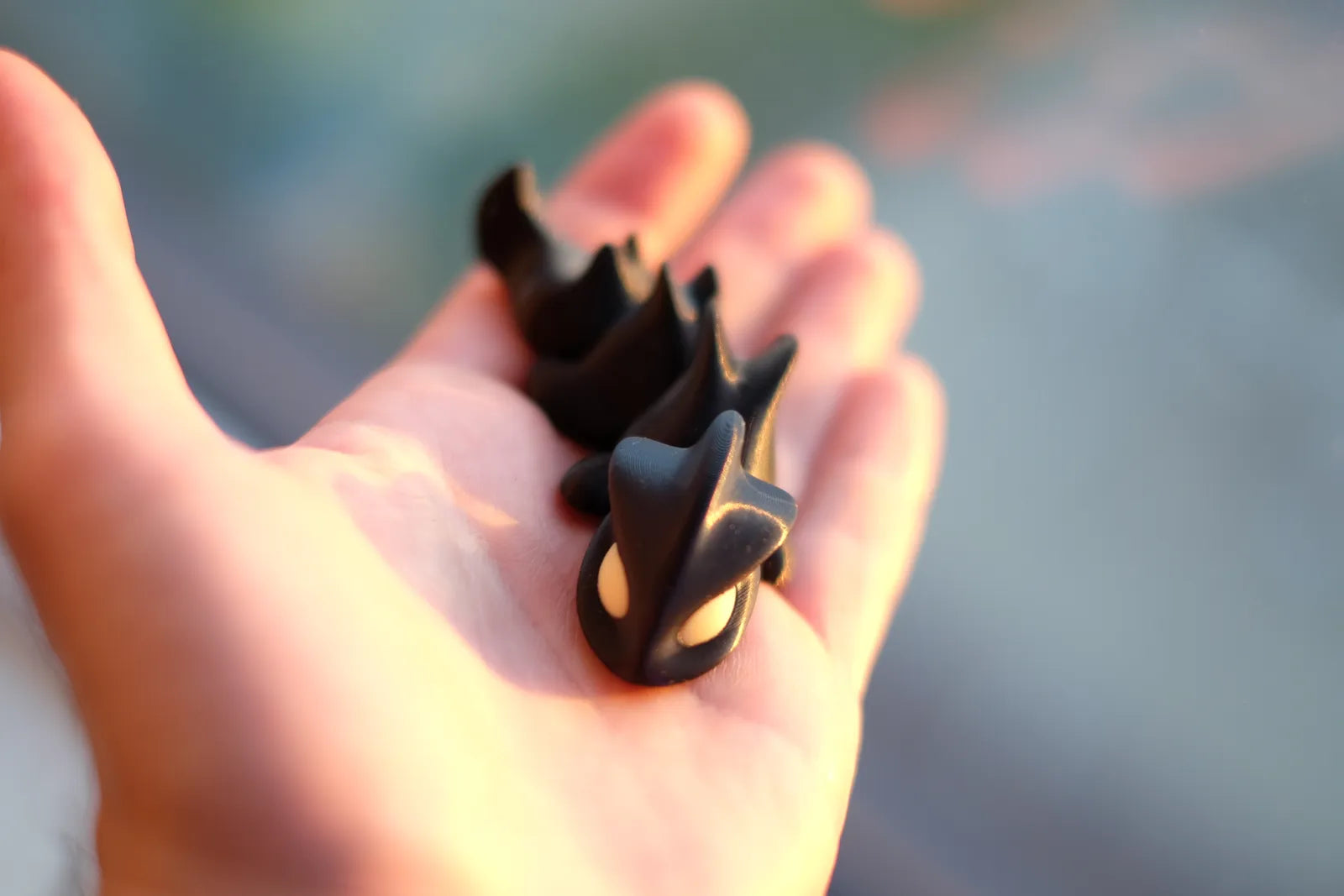 Mini Articualted Dragon Keychain