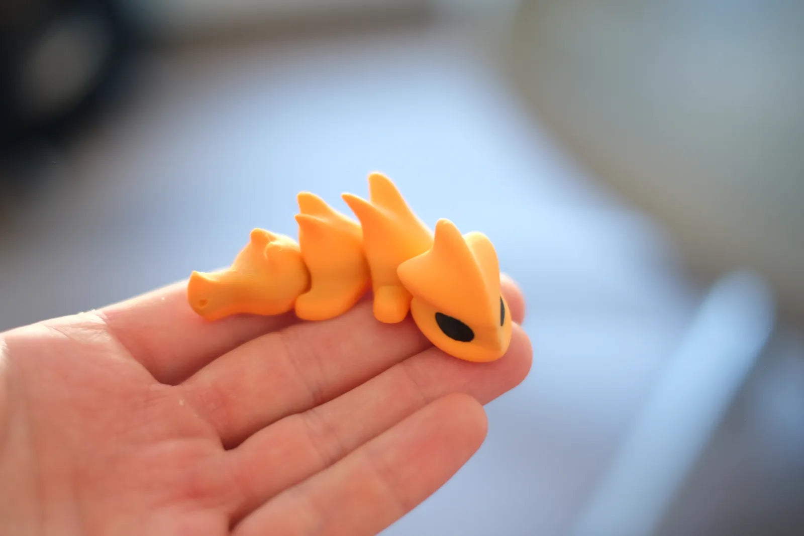 Mini Articualted Dragon Keychain