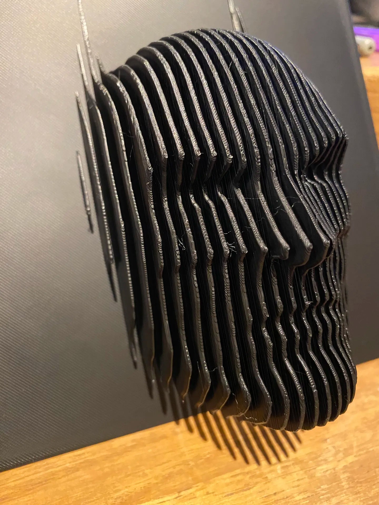 Batman layered sculpture wall art