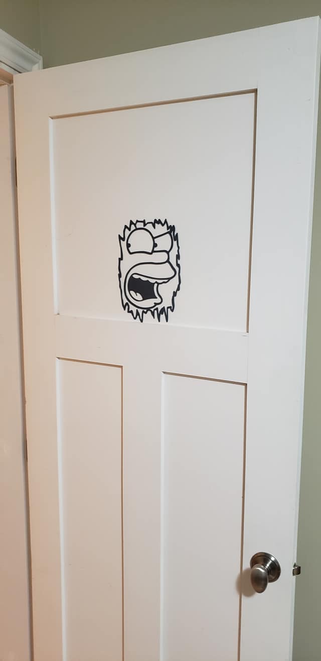 Homer The Shining - Simpsons Wall Art
