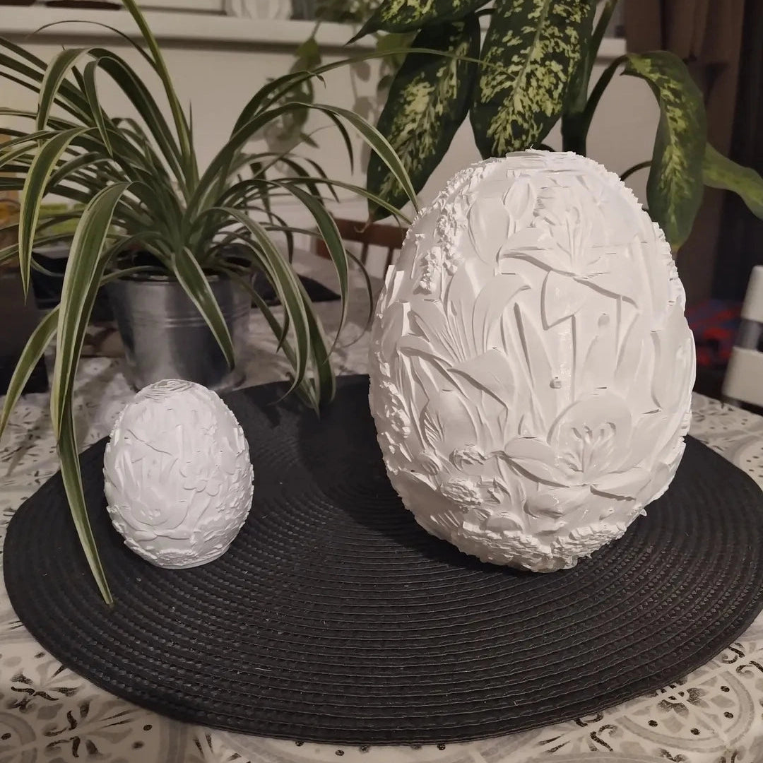 Flowery Egg with Tealight