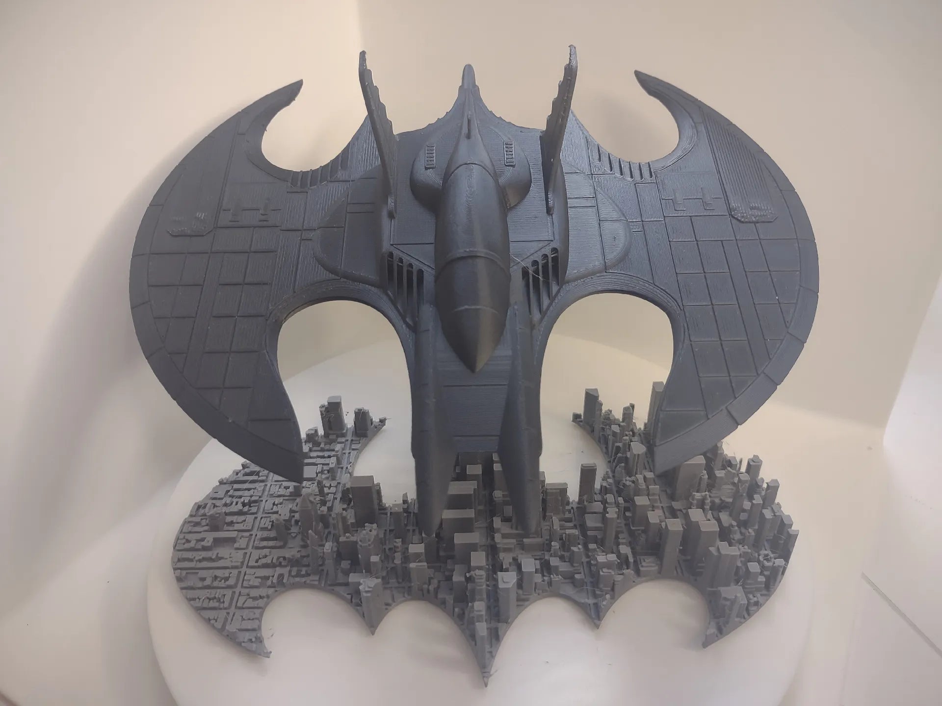 Batwing over Gotham