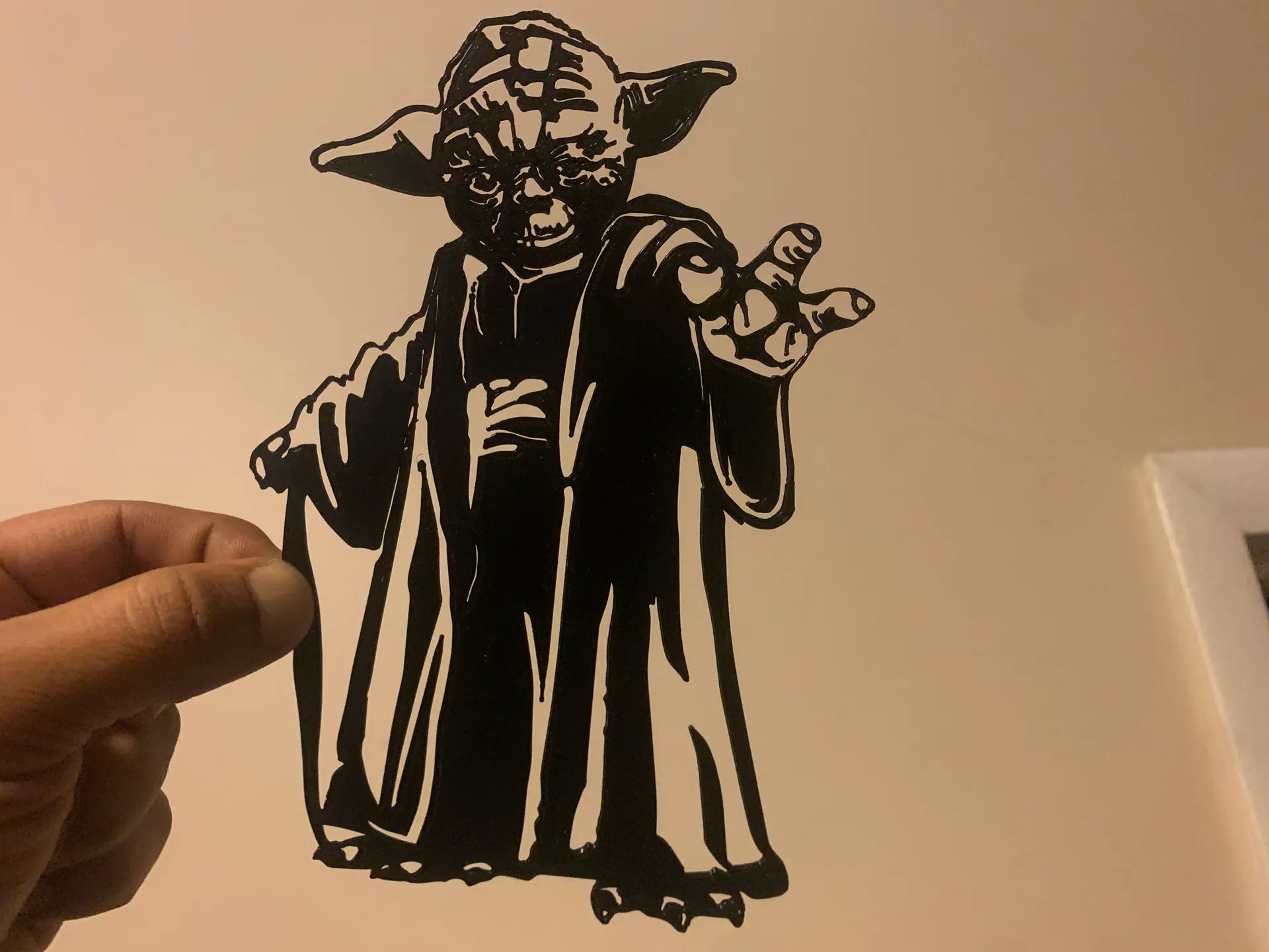 Wallart Yoda