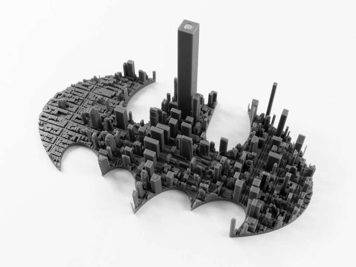Batwing over Gotham