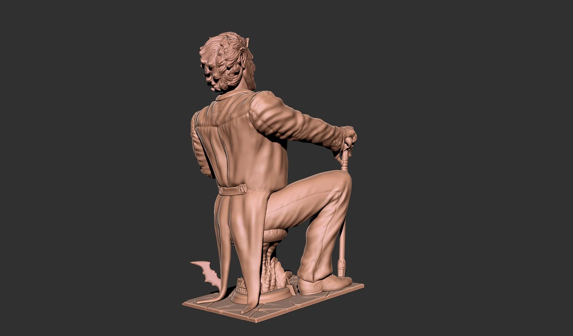 Joker statue