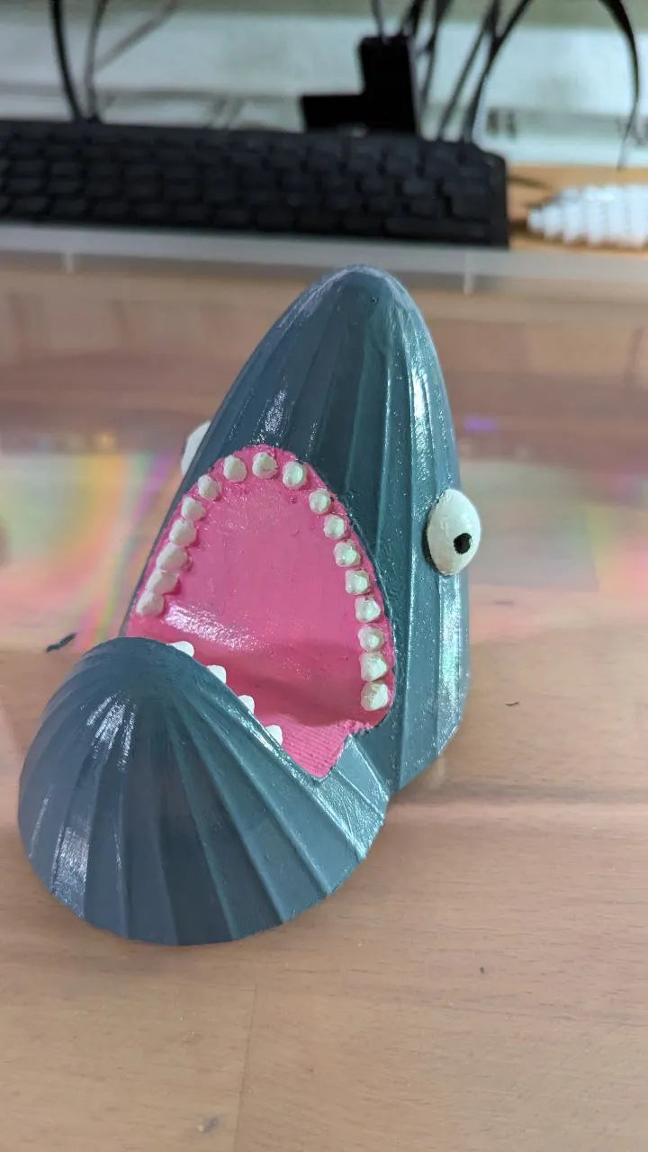 Shark head phone stand