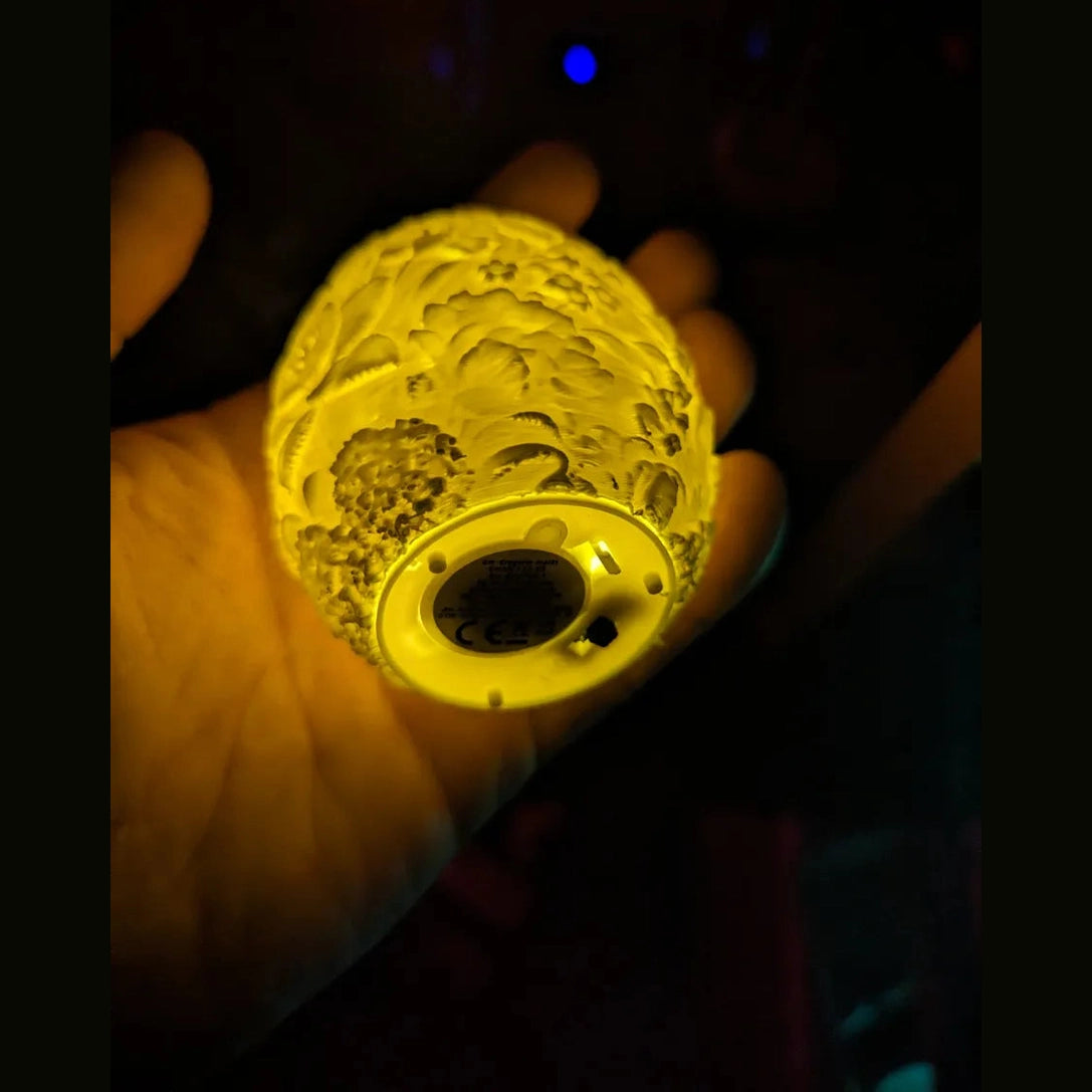 Flowery Egg with Tealight