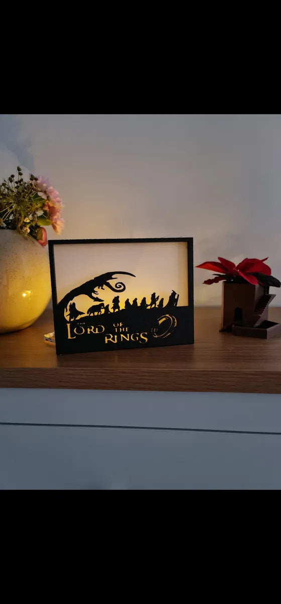 Lord of the Rings silhouette art