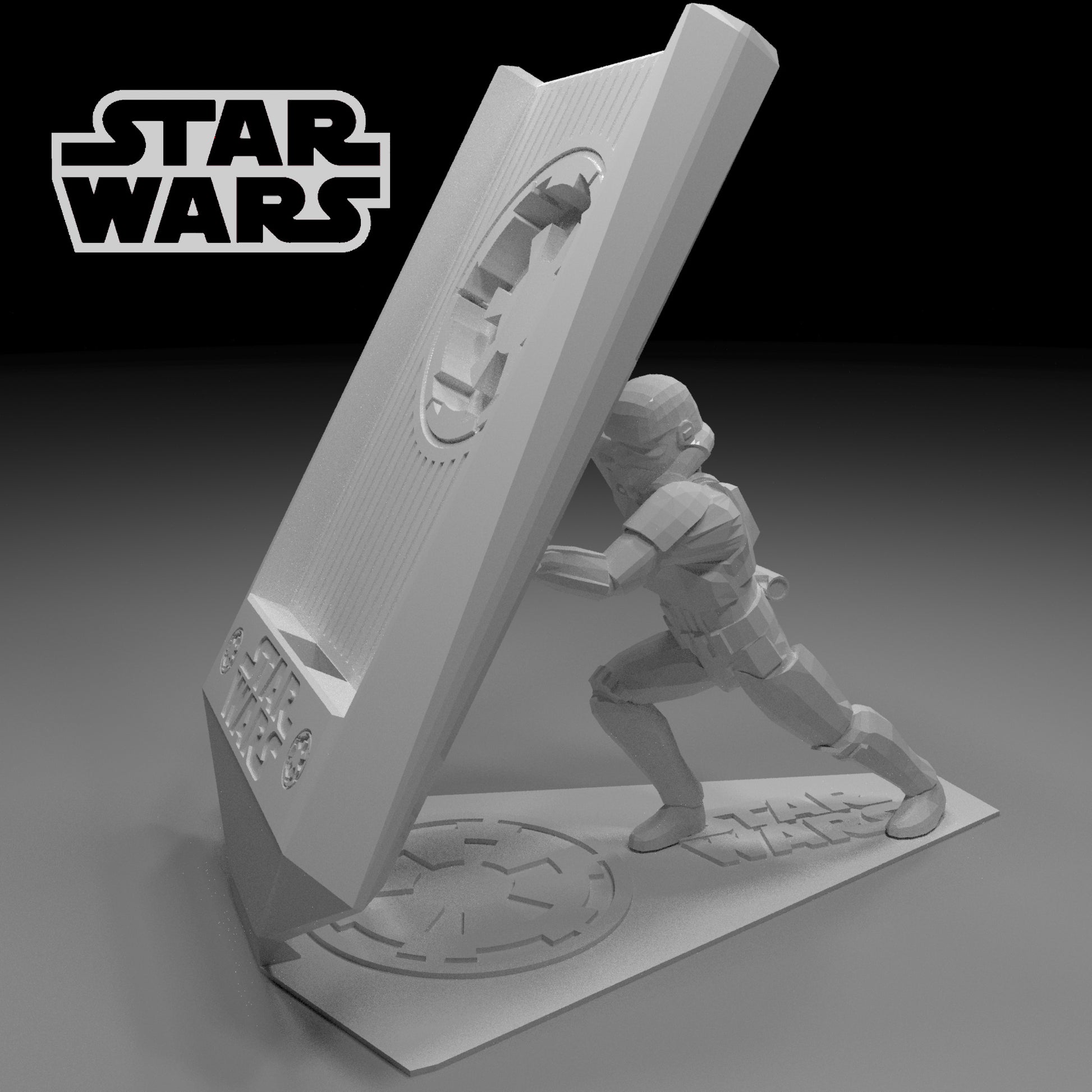 Star Wars Stormtrooper Desktop Mobile Phone Stand