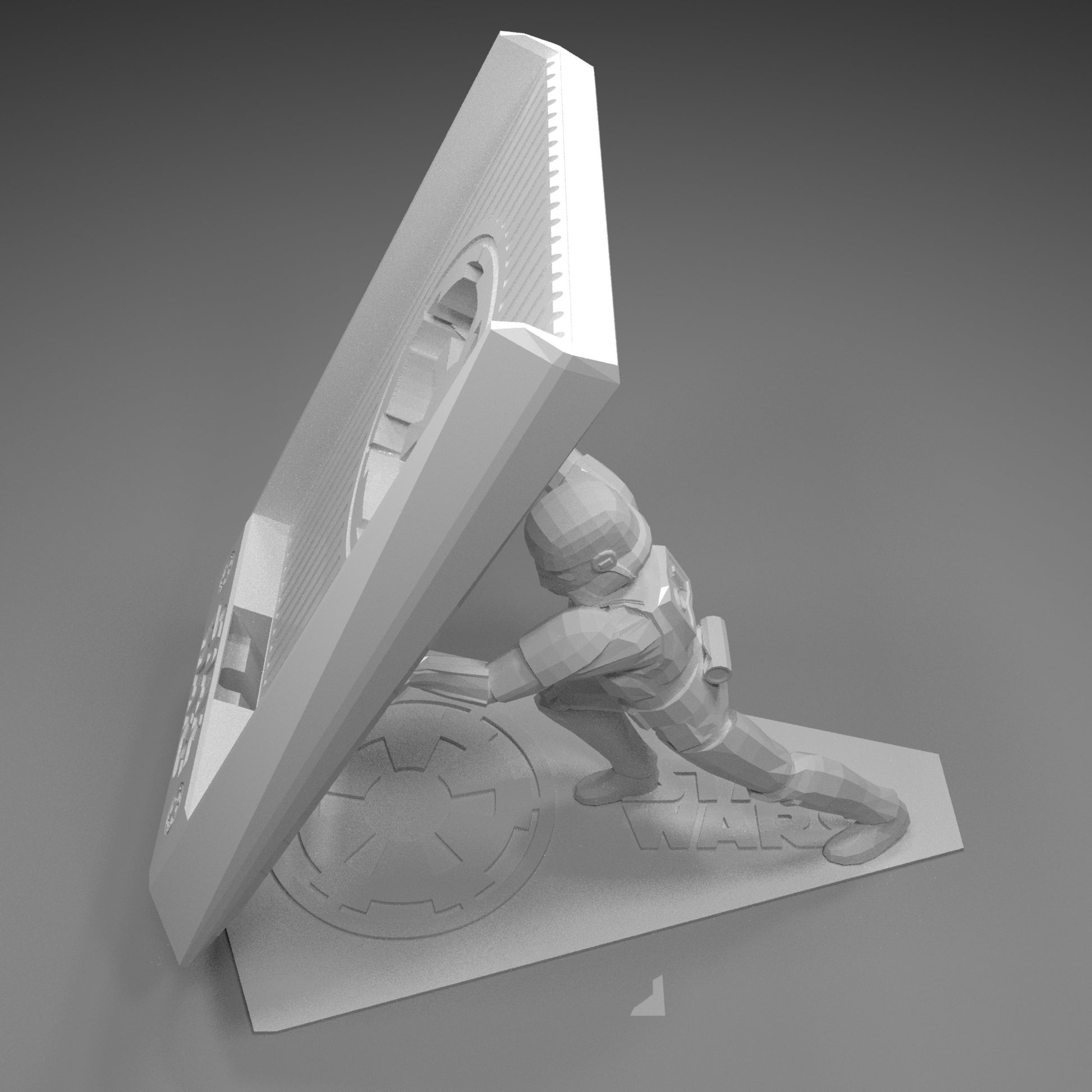 Star Wars Stormtrooper Desktop Mobile Phone Stand