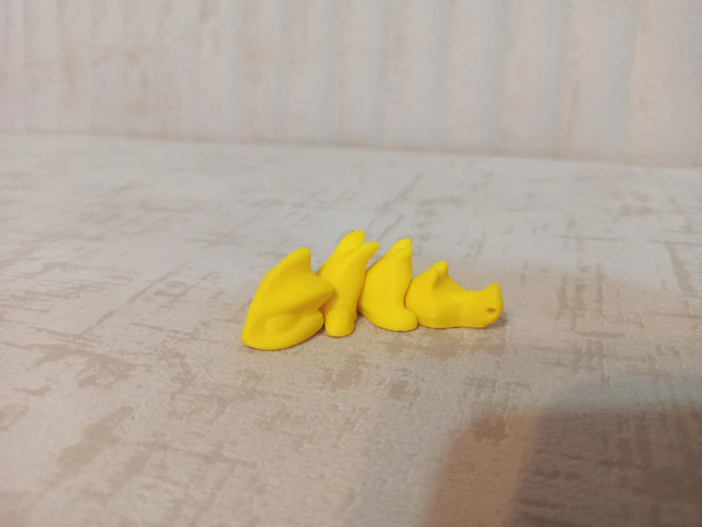 Mini Articualted Dragon Keychain