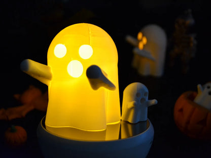 Ghost Tealight Lantern