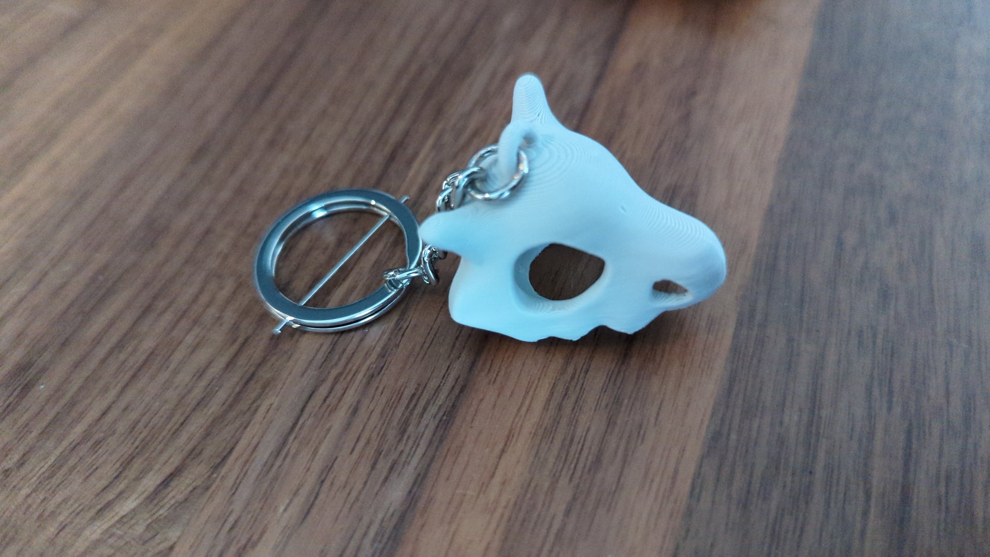 Cubone Pokemon Skull Keychain