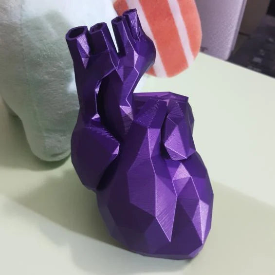 Low Poly Heart Vase