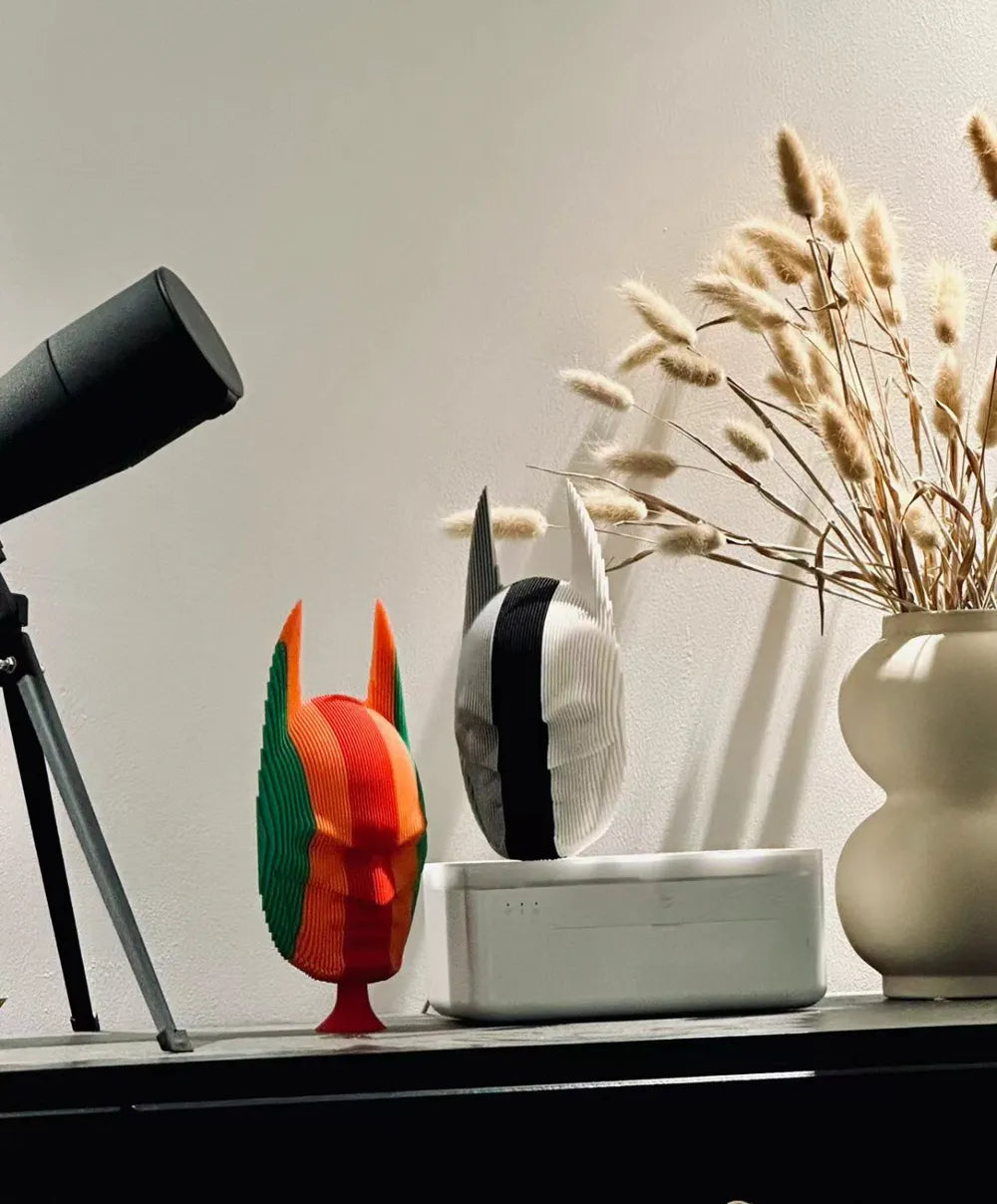 Batman Multi Colored Face Bust