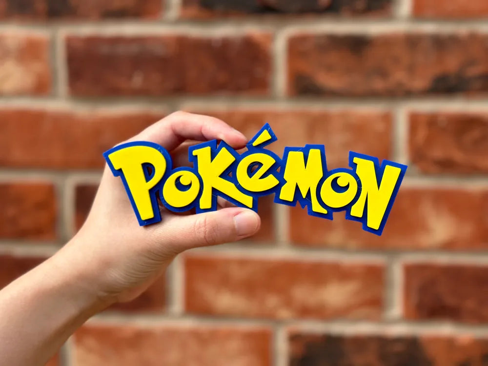 Pokemon Logo Plaque