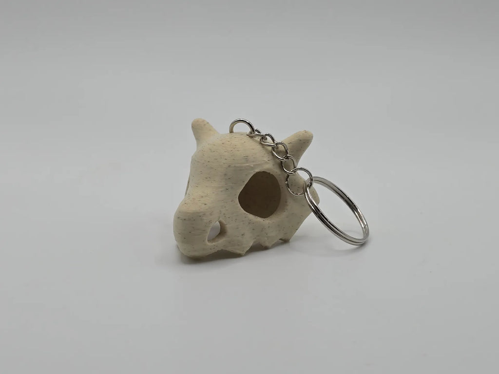 Cubone Pokemon Skull Keychain