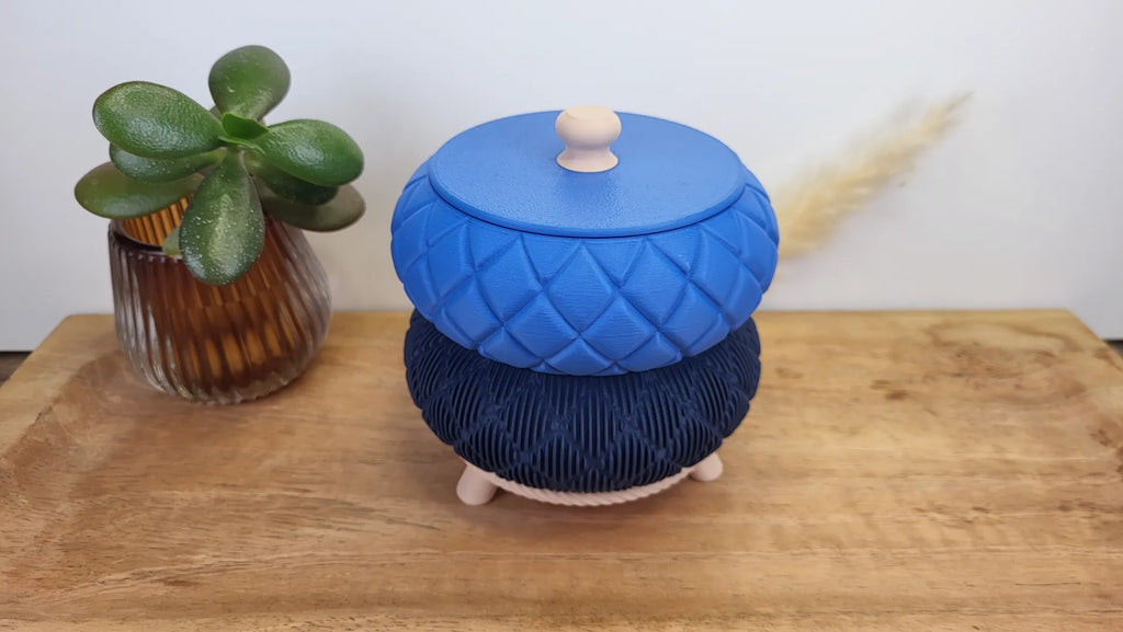 Jewelry Box Diamond & Ribbed