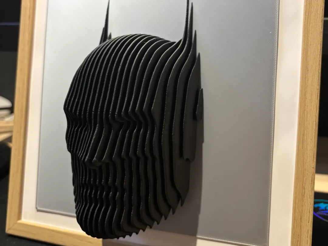 Batman layered sculpture wall art